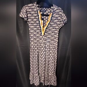 Nautica Jeans Dress With Crochet Detail Neckline